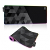 Килимок для мишки і клавіатури Onikuma MP006 RGB (300x800 mm) з підсвічуванням Black-Grey