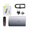 СЗУ Baseus GaN5 Pro Ultra-Slim Fast Charger C+U 65W (Overseas Edition) Gray (CCGP150113)