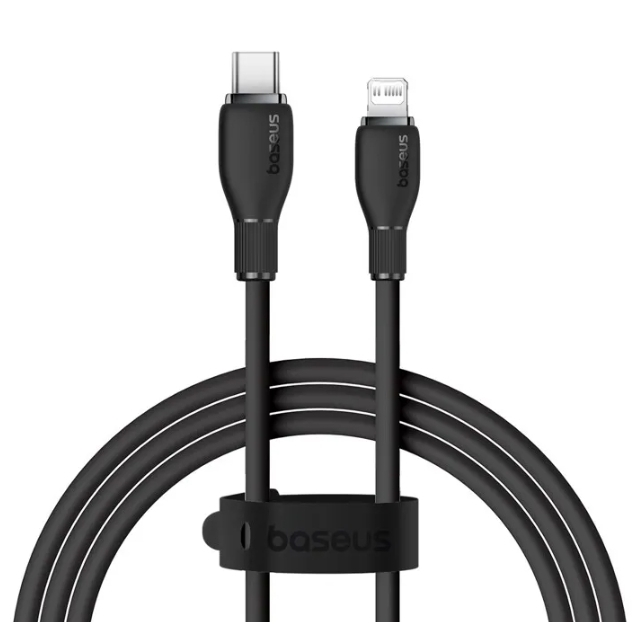 Кабель Baseus Pudding Series Fast Charging Cable Type-C to iP 20W 1.2m Cluster Black