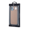 Чехол Jinduka Leather Case with MagSafe iPhone 13 Beige