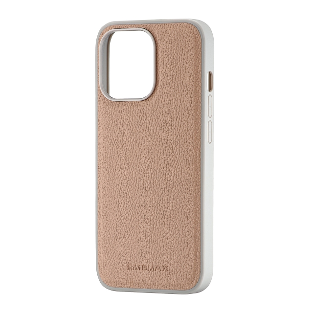 Чехол Jinduka Leather Case with MagSafe iPhone 13 Pro Beige