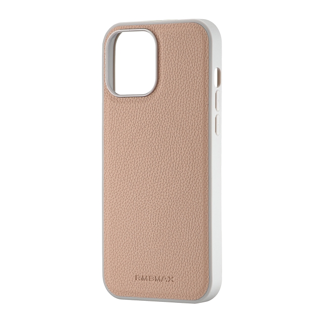 Чохол Jinduka Leather Case with MagSafe iPhone 13 Pro Max Beige