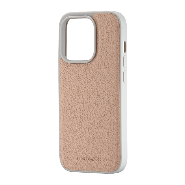 Чехол Jinduka Leather Case with MagSafe iPhone 14 Pro Beige