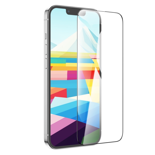 Захисне скло Hoco Full screen HD tempered glass set for iP15 Plus (G9) Black