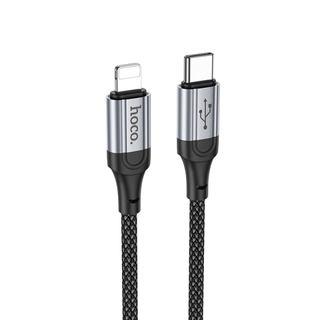 Кабель Hoco X102 Fresh PD charging data cable iP Black