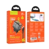 МЗП Hoco N34 Dazzling dual-port PD20W + QC3.0 charger set (Type-C to Type-C) (EU) Transparent Black