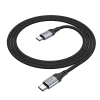 Кабель Hoco X102 Fresh 60W charging data cable Type-C to Type-C Black
