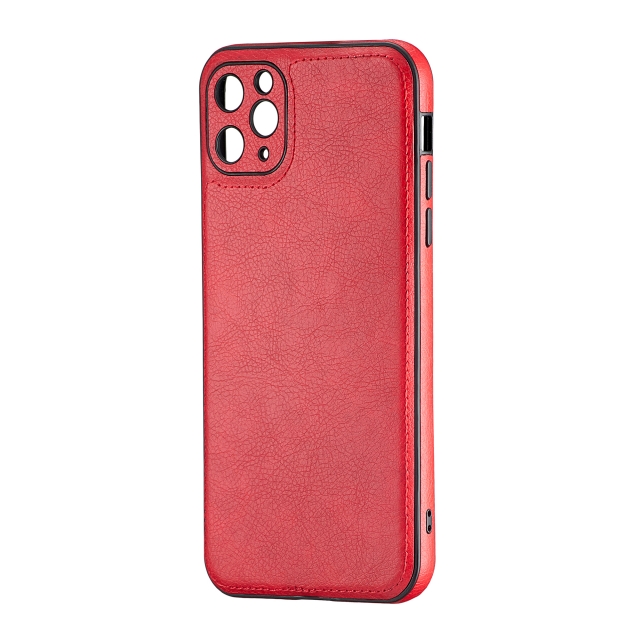 Чехол Jinduka Leather Protected Camera iPhone 11 Pro Max Red