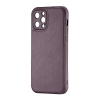 Чехол Jinduka Leather Protected Camera iPhone 12 Pro Purple