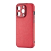 Чехол Jinduka Leather Protected Camera iPhone 14 Pro Red
