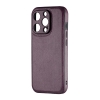 Чохол Jinduka Leather Protected Camera iPhone 15 Pro Purple