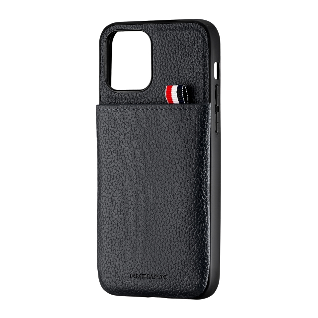 Чехол Jinduka Leather Pocket iPhone 12 Pro Black
