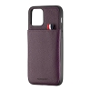 Чехол Jinduka Leather Pocket iPhone 12 Pro Purple