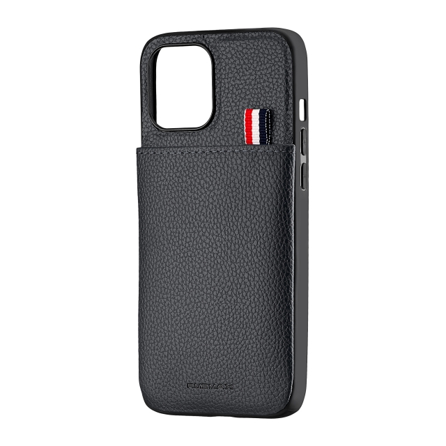 Чохол Jinduka Leather Pocket iPhone 12 Pro Max Black