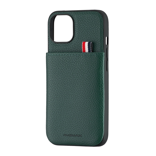 Чехол Jinduka Leather Pocket iPhone 13 Green