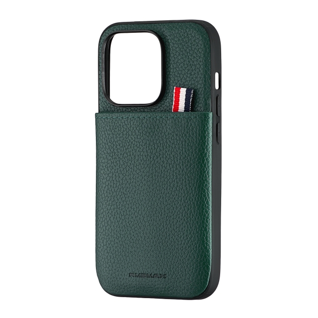 Чохол Jinduka Leather Pocket iPhone 14 Pro Green