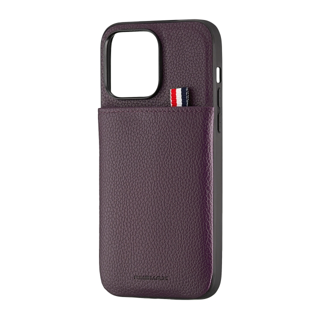 Чохол Jinduka Leather Pocket iPhone 14 Pro Max Purple