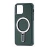 Чехол Jinduka Leather Ringo iPhone 12 Green