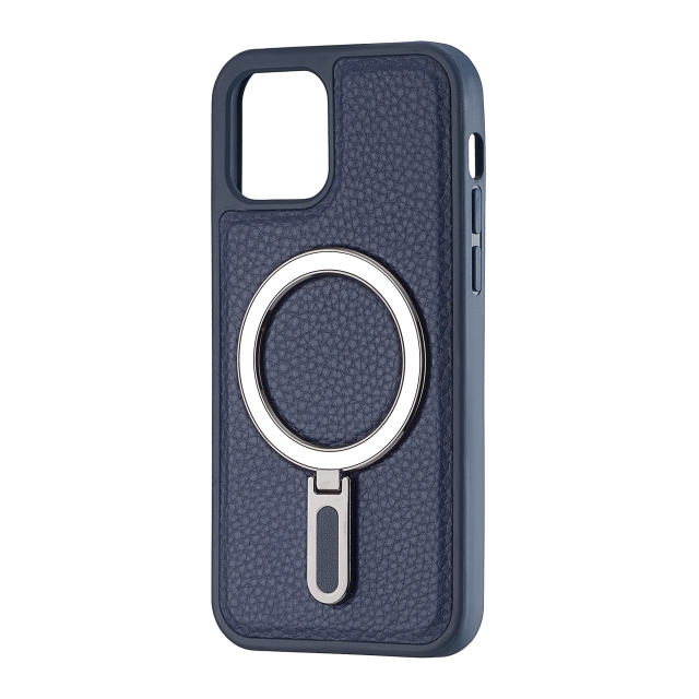 Чохол Jinduka Leather Ringo iPhone 12 Pro Blue