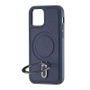 Чохол Jinduka Leather Ringo iPhone 12 Pro Blue