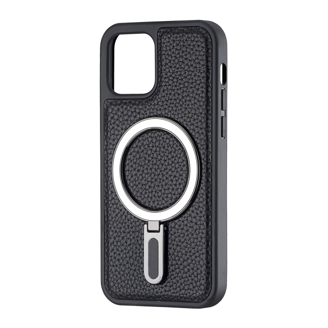 Чохол Jinduka Leather Ringo iPhone 12 Pro Black