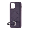 Чехол Jinduka Leather Ringo iPhone 12 Pro Purple