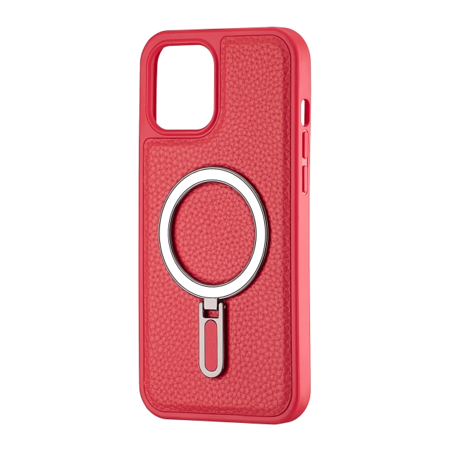 Чехол Jinduka Leather Ringo iPhone 12 Pro Max Red