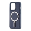 Чехол Jinduka Leather Ringo iPhone 13 Pro Blue