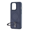 Чехол Jinduka Leather Ringo iPhone 13 Pro Blue