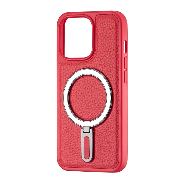 Чехол Jinduka Leather Ringo iPhone 13 Pro Red