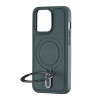 Чохол Jinduka Leather Ringo iPhone 13 Pro Green