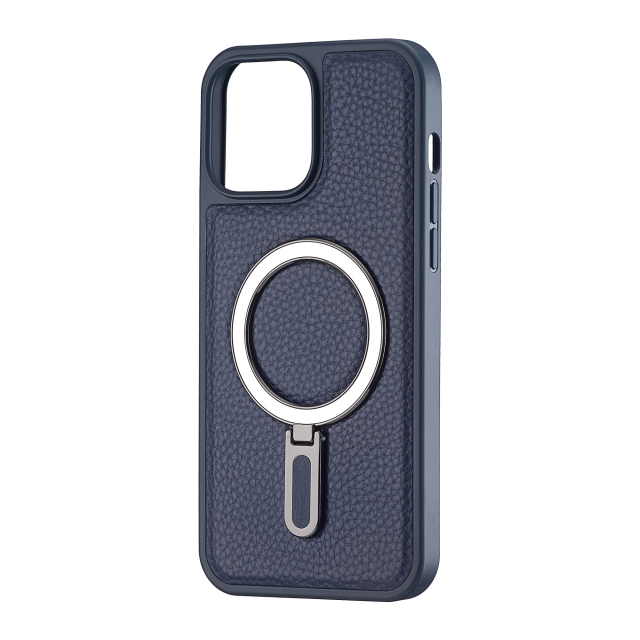 Чохол Jinduka Leather Ringo iPhone 13 Pro Max Blue
