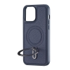Чохол Jinduka Leather Ringo iPhone 13 Pro Max Blue