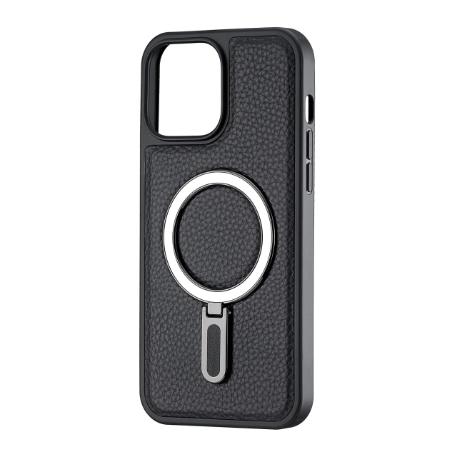Чохол Jinduka Leather Ringo iPhone 13 Pro Max Black