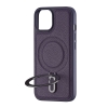 Чохол Jinduka Leather Ringo iPhone 14 Purple