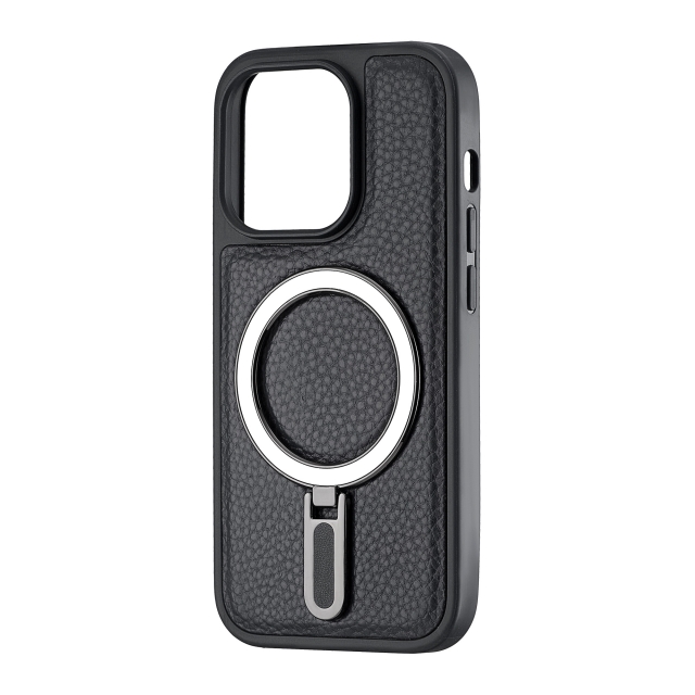 Чехол Jinduka Leather Ringo iPhone 14 Pro Black