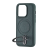 Чохол Jinduka Leather Ringo iPhone 14 Pro Green