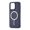 Чохол Jinduka Leather Ringo iPhone 14 Pro Max Blue