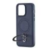 Чехол Jinduka Leather Ringo iPhone 14 Pro Max Blue