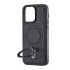 Чохол Jinduka Leather Ringo iPhone 14 Pro Max Black