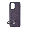 Чохол Jinduka Leather Ringo iPhone 14 Pro Max Purple