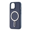 Чохол Jinduka Leather Ringo iPhone 15 Blue