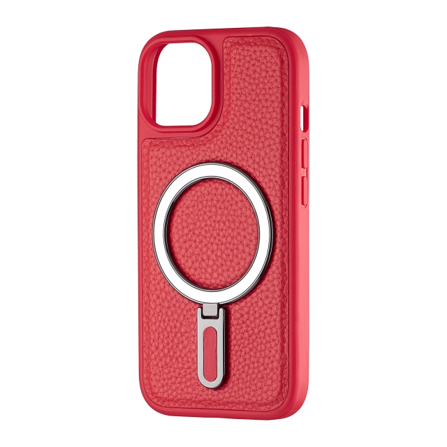 Чохол Jinduka Leather Ringo iPhone 15 Red