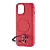 Чехол Jinduka Leather Ringo iPhone 15 Red