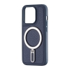 Чохол Jinduka Leather Ringo iPhone 15 Pro Blue