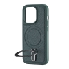 Чохол Jinduka Leather Ringo iPhone 15 Pro Green