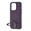 Чехол Jinduka Leather Ringo iPhone 15 Pro Purple