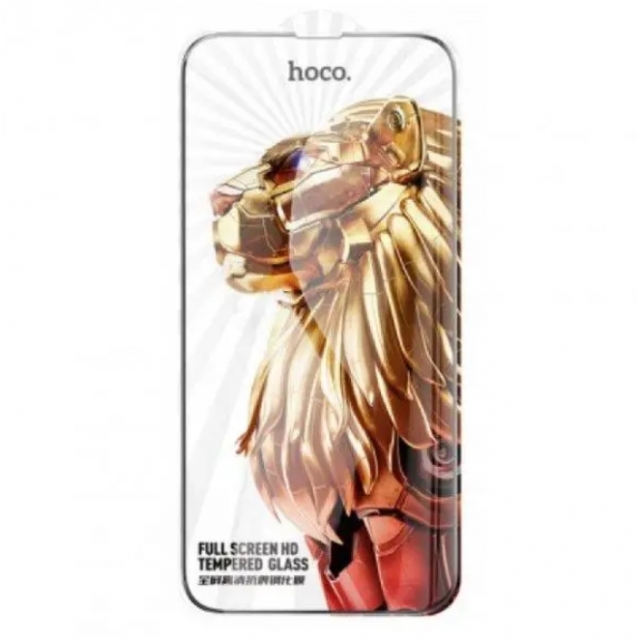 Защитное стекло Hoco  Full screen HD tempered glass set for iP15/iP16 (G9) Black (G9)