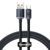 Кабель Baseus Crystal Shine Series Fast Charging Data Cable USB to Type-C 100W 1.2m Black