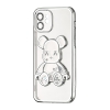 Чехол Shining Bear Case Protected Camera iPhone 12 Silver